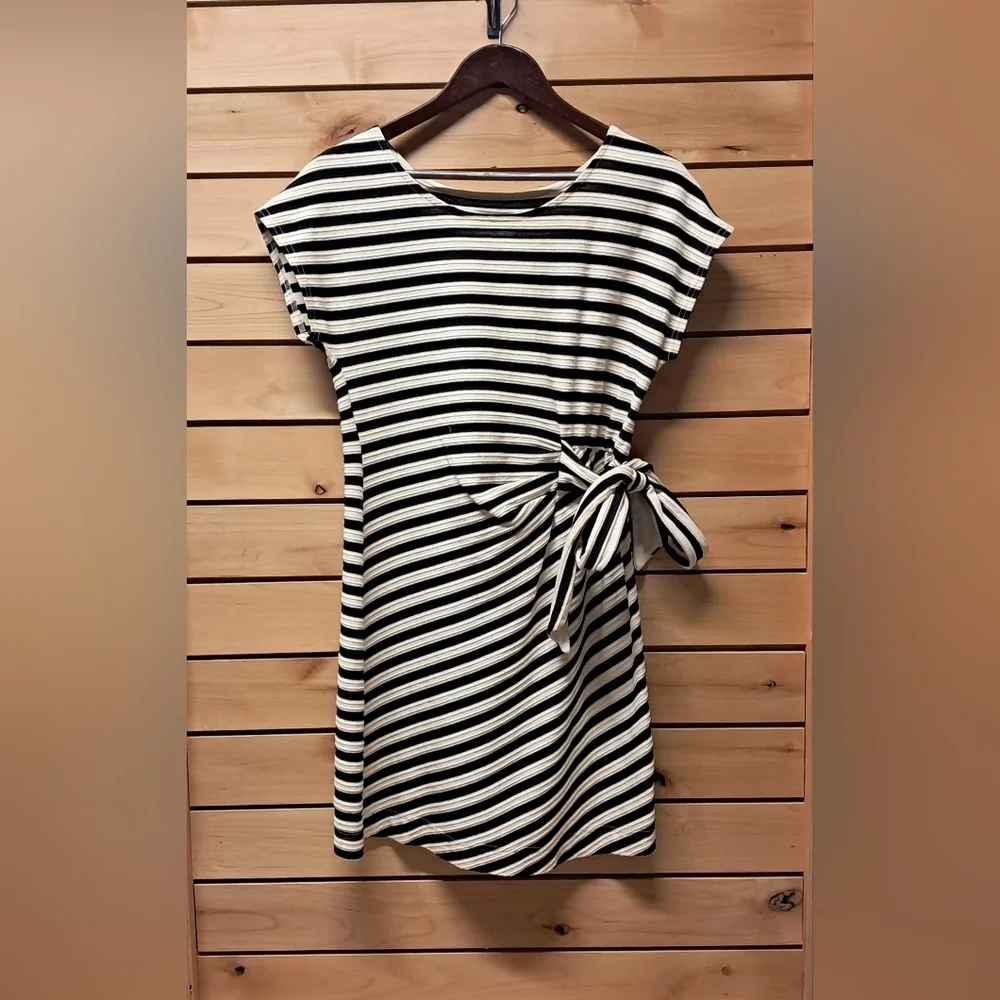 Anthropologie Saturday Sunday Striped Midi Dress Size S - Picture 2 of 4